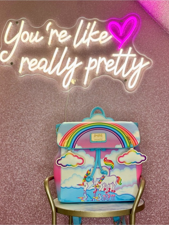 Loungefly Handbags - Lisa Frank Loungefly Markie Mini Backpack